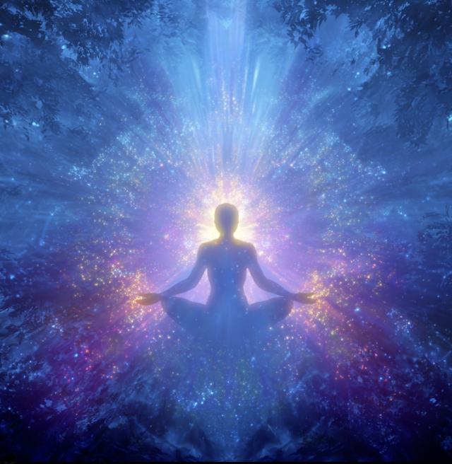 meditation candles calming space